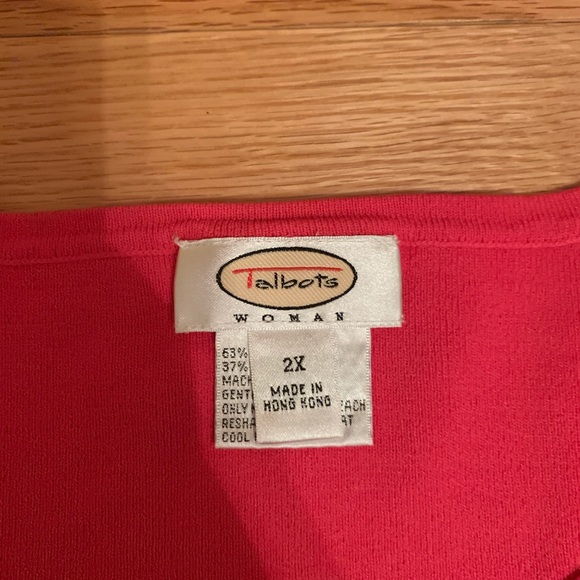 TALBOTS SHORT SLEEVE SHIRT - Picture 2 of 4